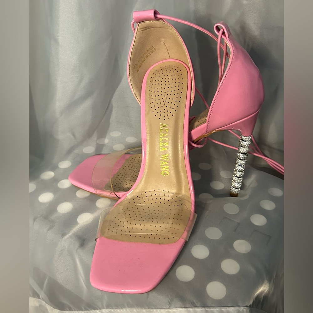 Bubblegum Pink Rhinestone Heel